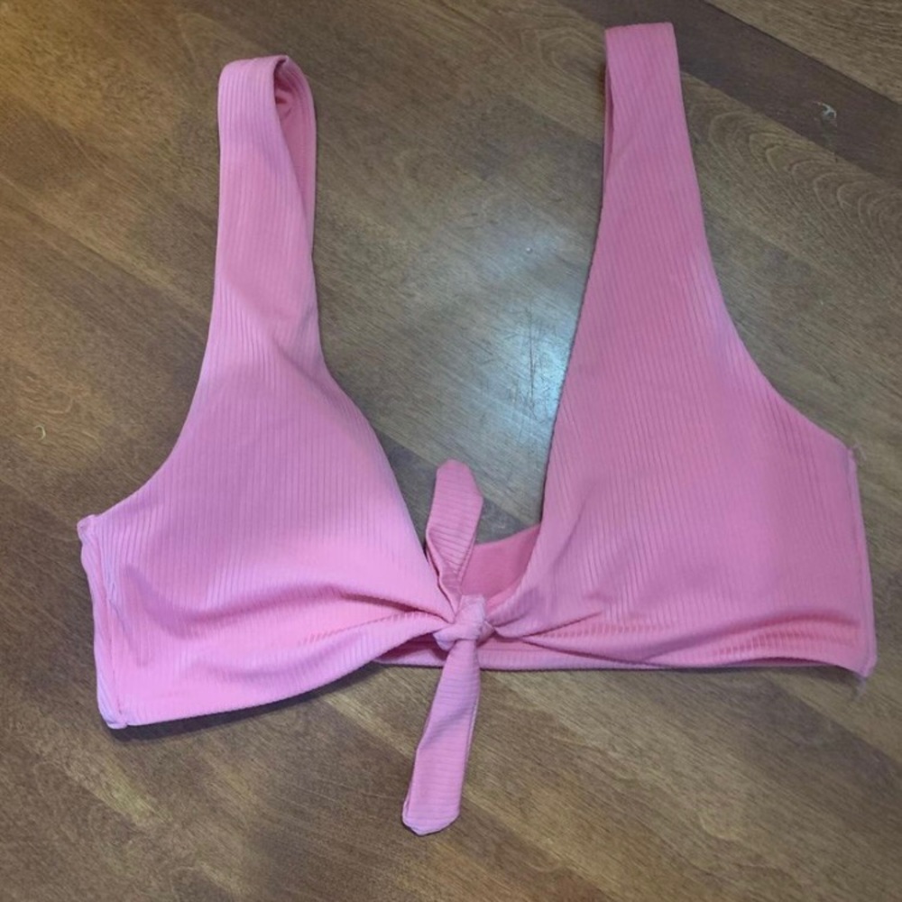 Pink bathing suit top